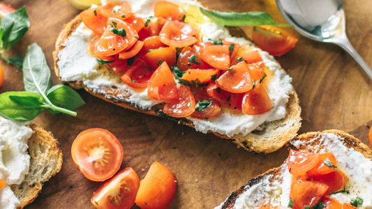 Gut-Healthy Sourdough Bruschetta with Wellsprout